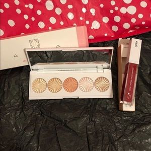 Ofra highlight palette and liquid lip